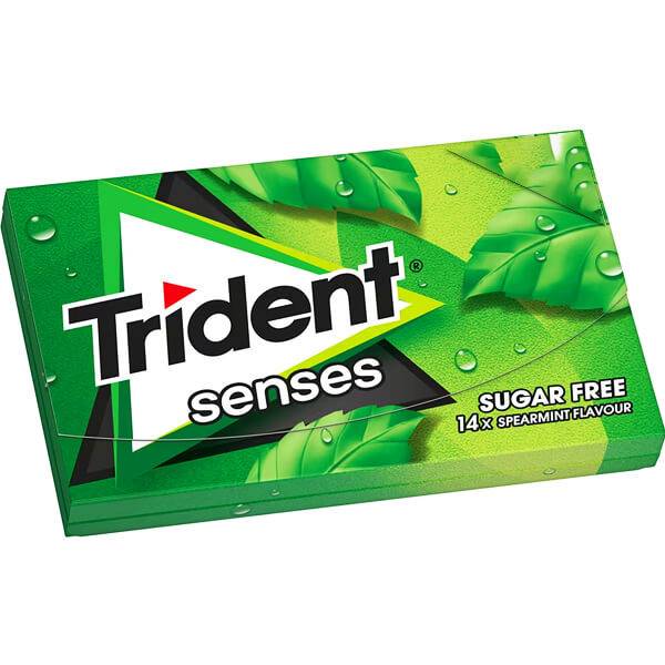 TRIDENT τσίχλες senses δυόσμος 12x27gr