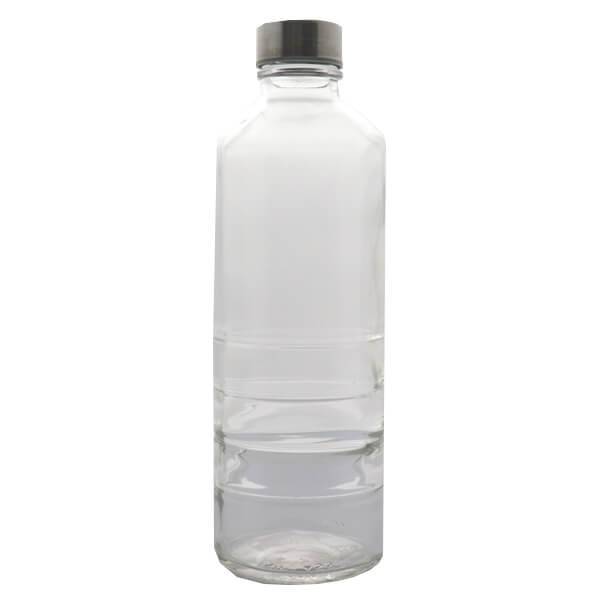 UNIGLASS μπουκάλι γυάλινο νερού 1lt 72602