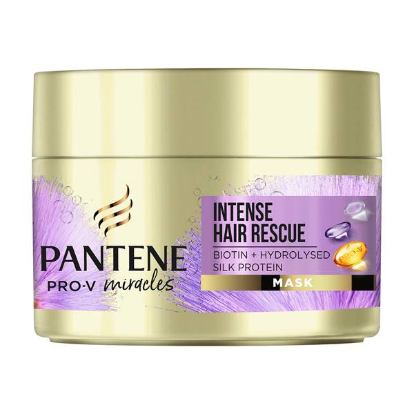 PANTENE μάσκα μαλλιών silk και glowing 160ml