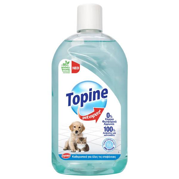 TOPINE υγρό καθαρισμού κατοικιδίων pet expert 1lt