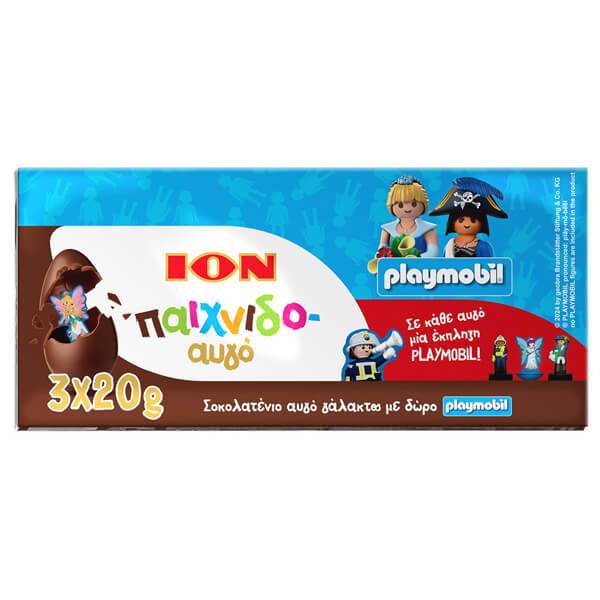 ΙΟΝ αυγό σοκολατένιο γάλακτος 3x20gr