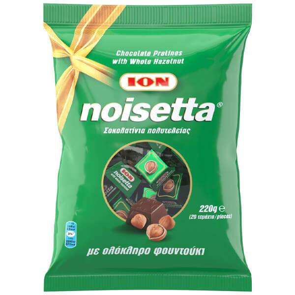 ΙΟΝ σοκολατίνια γάλακτος noisetta με ολόκληρο φουντούκι 220gr