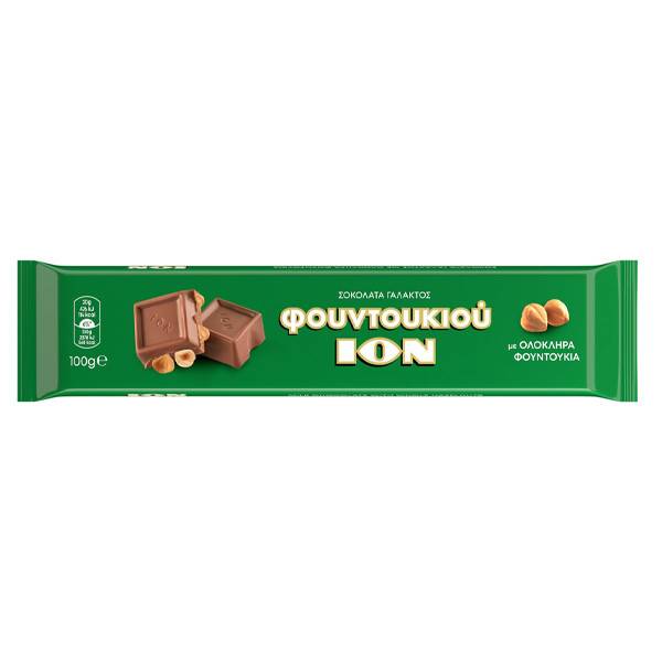 ΙΟΝ σοκολάτα γάλακτος με φουντούκια 100gr