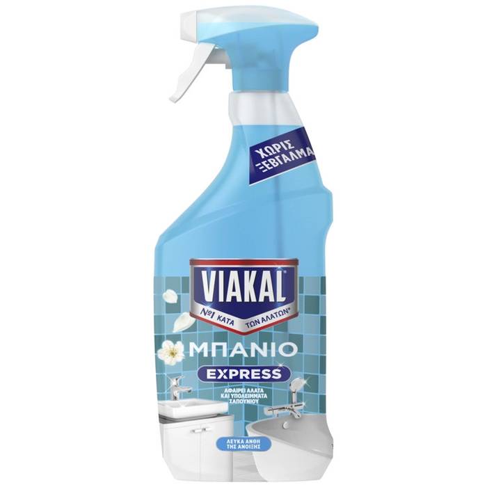 VIAKAL Express Bath Λευκά Άνθη Αντλία 800ml