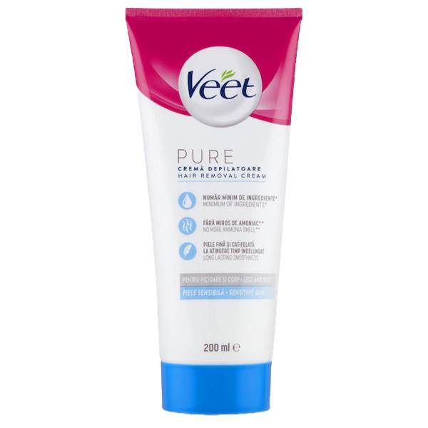 VEET αποτριχωτική κρέμα σώματος για ευαίσθητα δέρματα 200ml