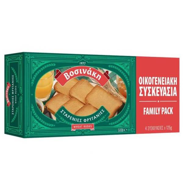 ΒΟΣΙΝΑΚΗ φρυγανιά σίτου 500gr