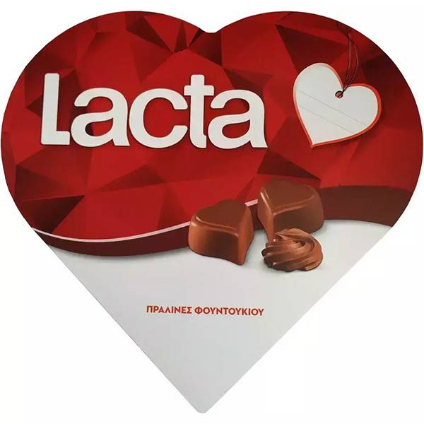 LACTA κασετίνα καρδιά με σοκολατάκια γάλακτος 165gr