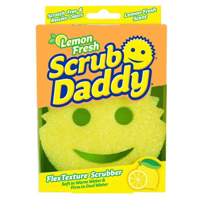 SCRUB DADDY σφουγγάρι κουζίνας σκληρό με άρωμα λεμόνι 1τεμ
