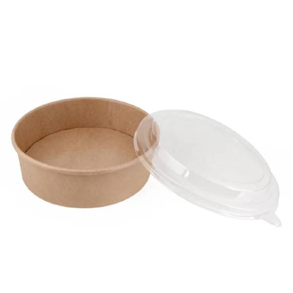 KRAFT μπωλ σαλάτας με καπάκι 18cm 38oz 1300ml 50τεμ