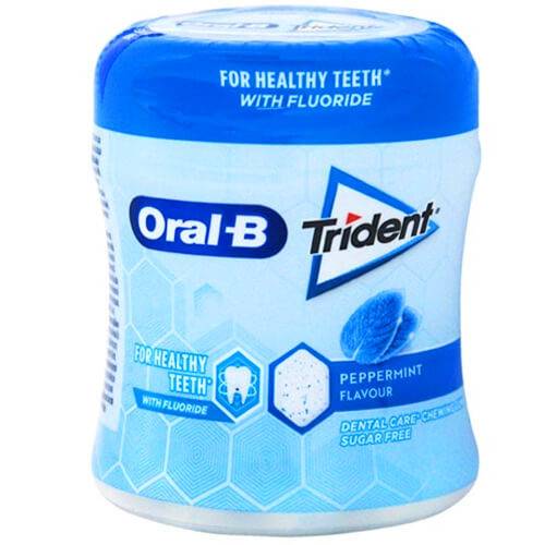 TRIDENT τσίχλες dental care μέντα 6x68gr