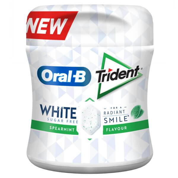 TRIDENT τσίχλες dental care white δυόσμος 6x68gr