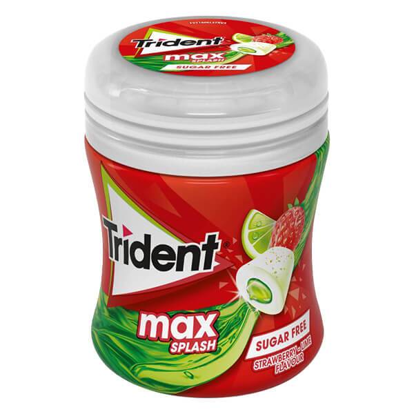 TRIDENT τσίχλες long lasting φράουλα και λάιμ 6x50,6gr