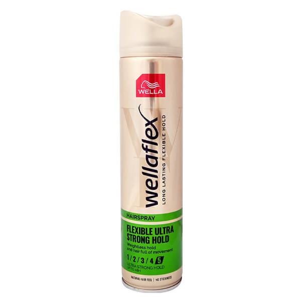 WELLAFLEX hair spray μαλλιών flexible ultra strong hold No5 250ml
