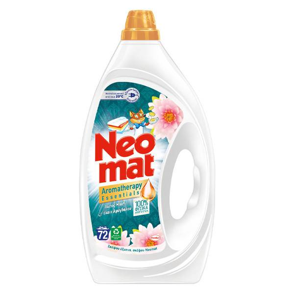 NEOMAT υγρό πλυντηρίου ρούχων Λωτός του Μπαλί 72μεζ 3,24lt
