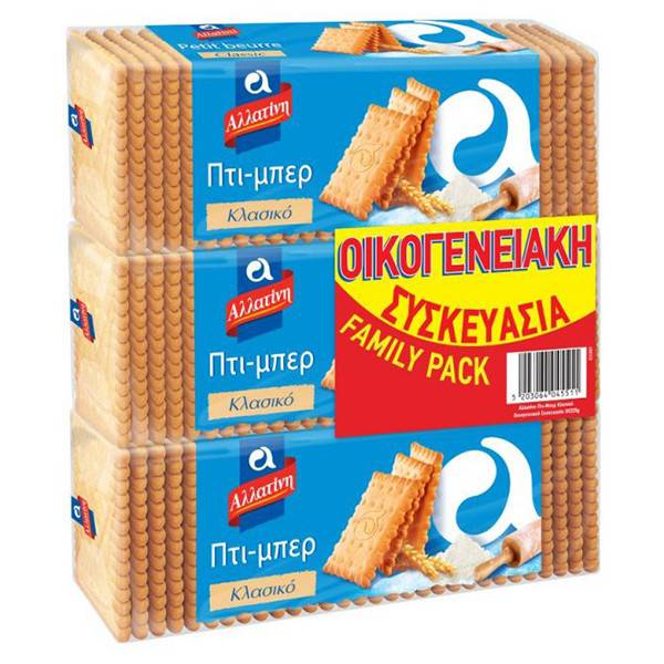 ΑΛΛΑΤΙΝΗ μπισκότα πτι μπερ 3x225gr