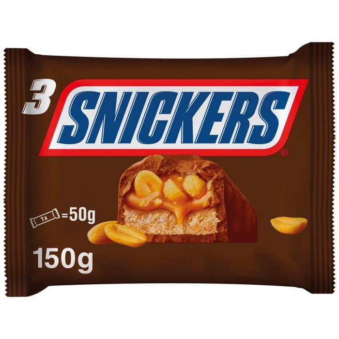 SNICKERS σοκολάτα 3x50gr
