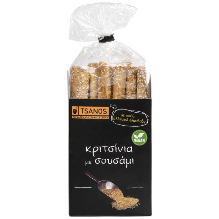 TSANOS κριτσίνια με σουσάμι 120gr