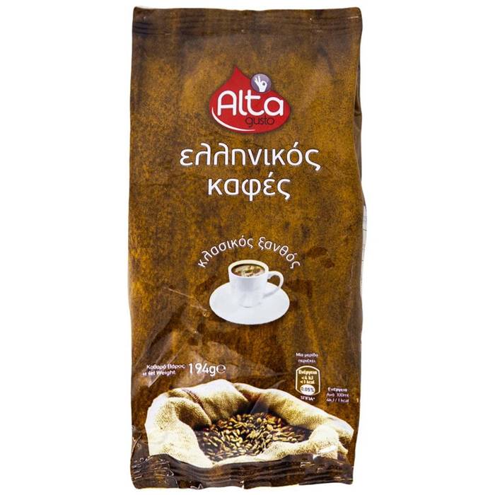ALTA Gusto ελληνικός καφές 194gr