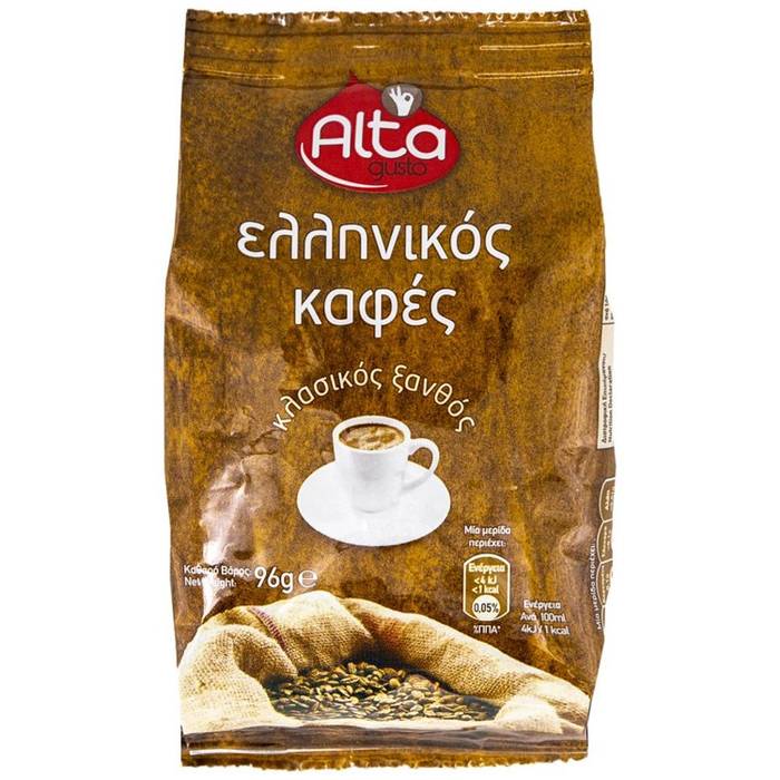 ALTA Gusto ελληνικός καφές 96gr
