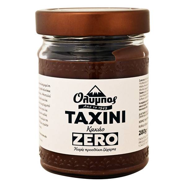 ΟΛΥΜΠΟΣ ταχίνι με κακάο χωρίς ζάχαρη 280gr