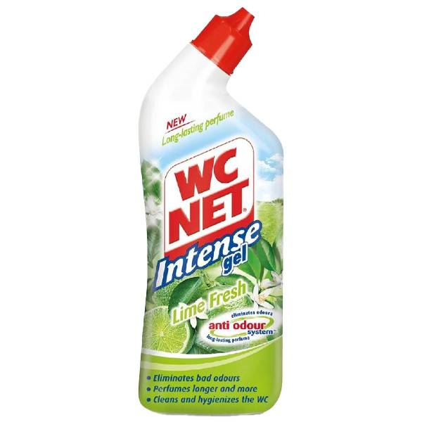 WC NET καθαριστικό λεκάνης gel lime fresh 750ml