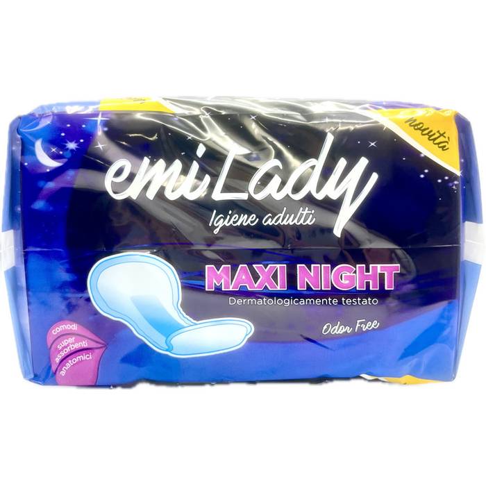 EMI LADY σερβιέτες ελαφράς ακράτειας maxi night 10τεμ
