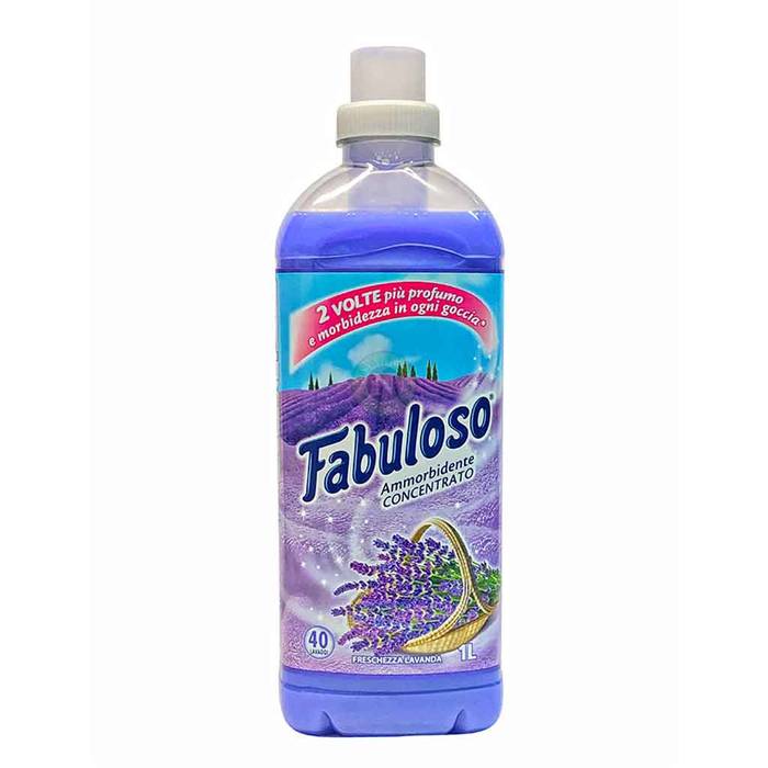 FABULOSO συμπυκνωμένο μαλακτικό λεβάντα 40μεζ 1lt
