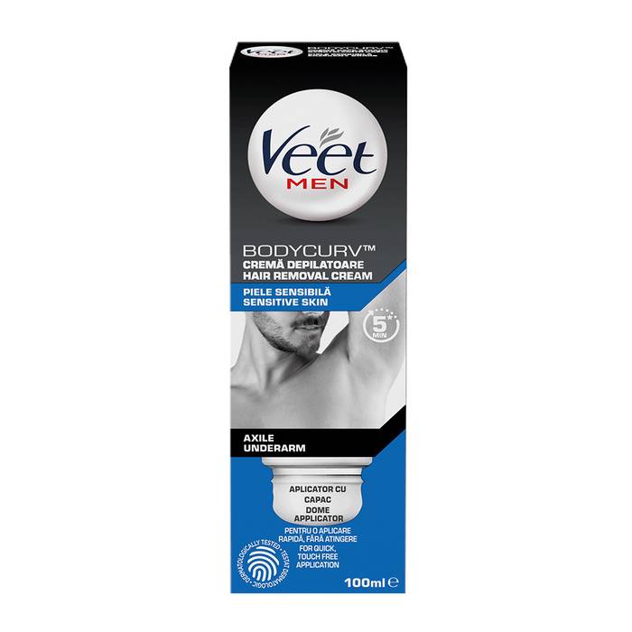 VEET αποτριχωτική κρέμα σώματος ανδρική για ευαίσθητες επιδερμίδες 100ml