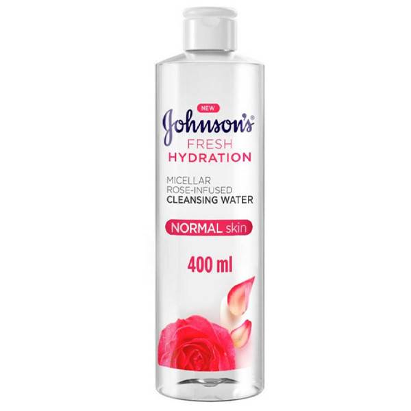JOHNSON'S νερό καθαρισμού με ροδόνερο 400ml