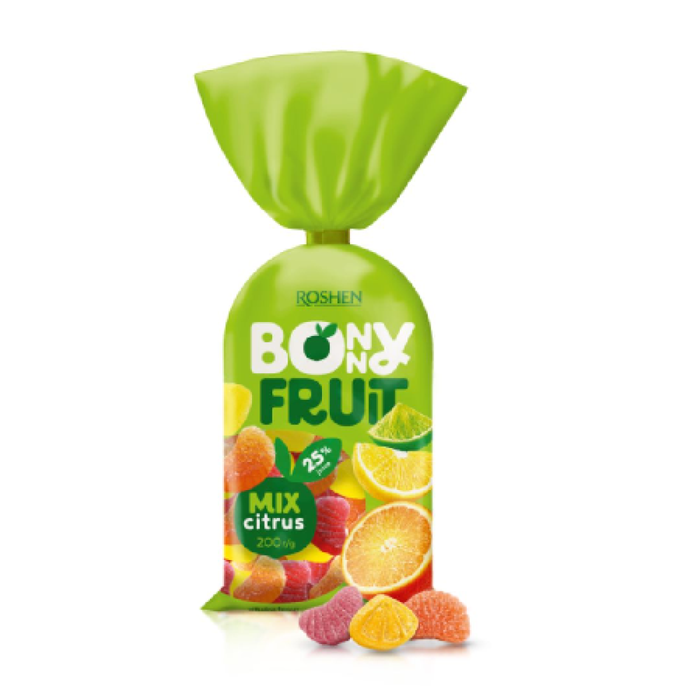 ROSHEN καραμέλες bony fruit jelly citrus mix 200gr