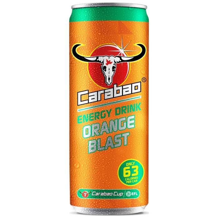 CARABAO ενεργειακό ποτό orange blast 330ml