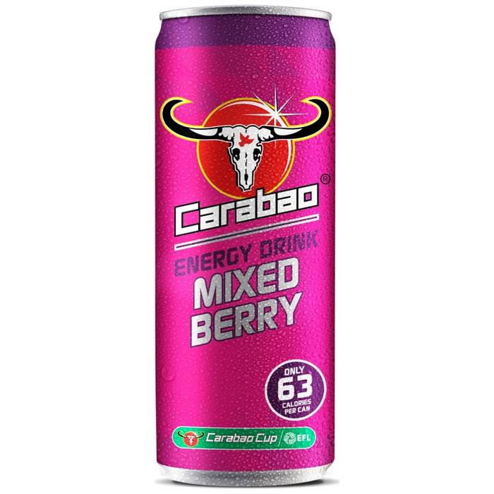 CARABAO ενεργειακό ποτό mixed berry 330ml