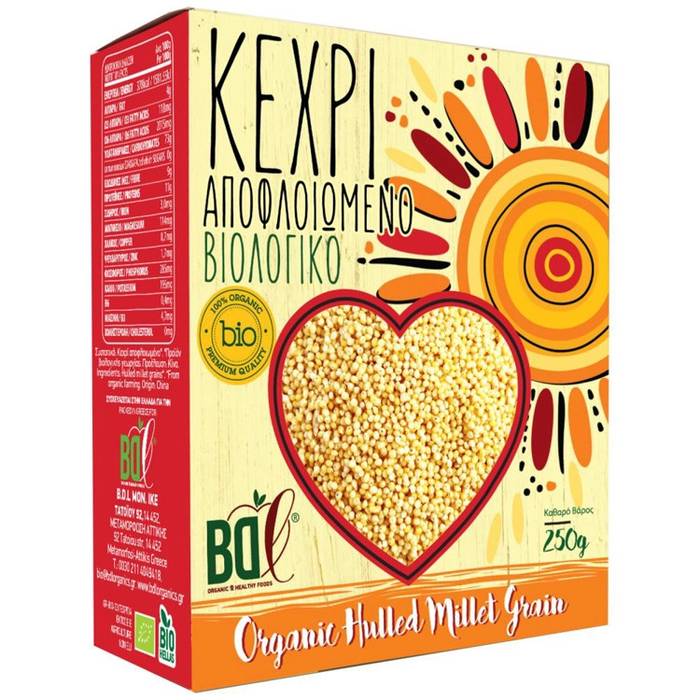 BIODYNAMIC κεχρί αποφλοιωμένο βιολογικό 250gr