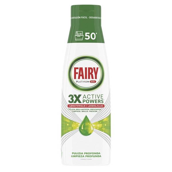 FAIRY υγρό πλυντηρίου πιάτων platinum gel για βαθύ καθαρισμό 900ml