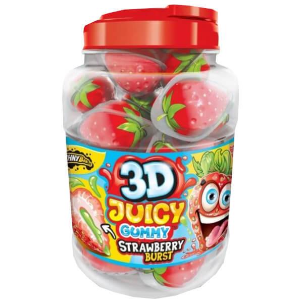 JOHNY BEE τσίχλες φράουλα 60x18gr
