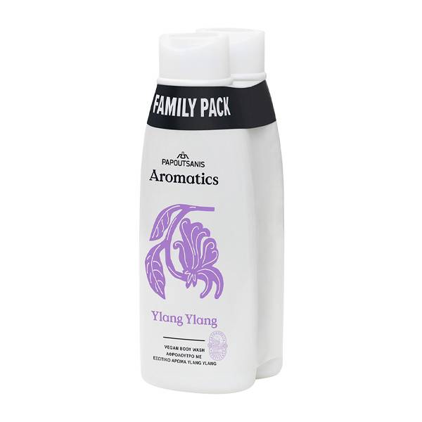 ΠΑΠΟΥΤΣΑΝΗΣ Aromatics αφρόλουτρο ylang ylang 2x650ml