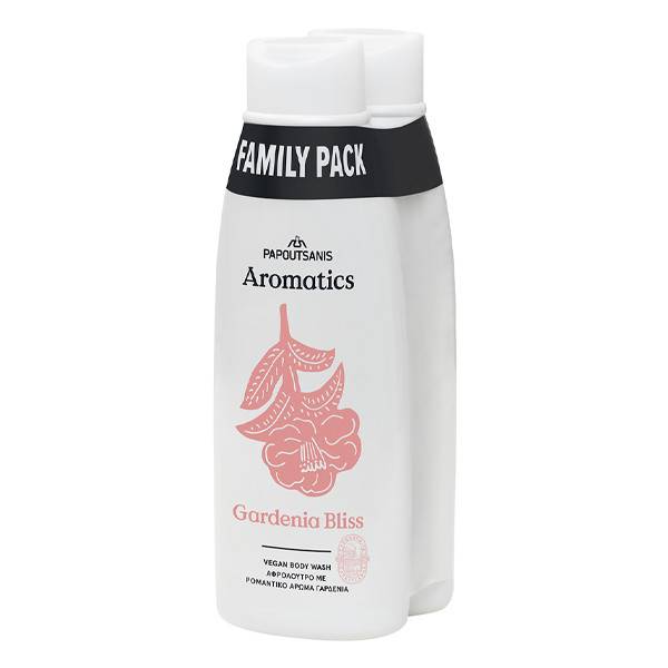 ΠΑΠΟΥΤΣΑΝΗΣ Aromatics αφρόλουτρο gardenia bliss 2x650ml