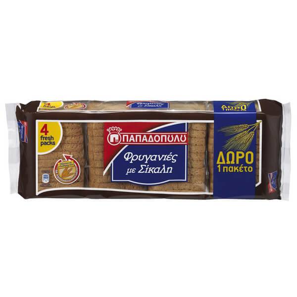 ΠΑΠΑΔΟΠΟΥΛΟΥ φρυγανιές σίκαλης 320gr