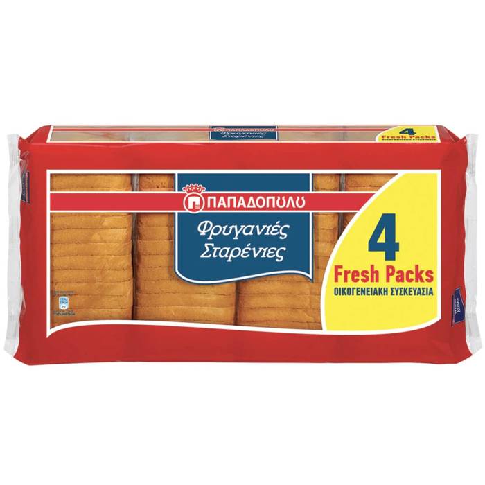 ΠΑΠΑΔΟΠΟΥΛΟΥ φρυγανιές σταρένιες 510gr