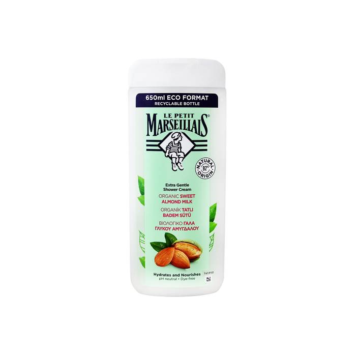 LE PETIT MARSEILLAIS αφρόλουτρο γάλα αμυγδάλου 650ml