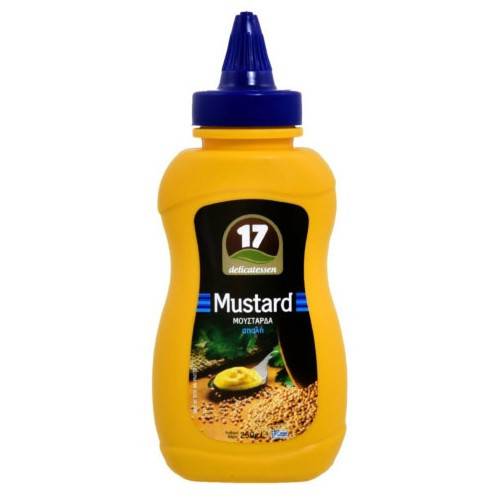 17 Delicatessen μουστάρδα απαλή 250ml