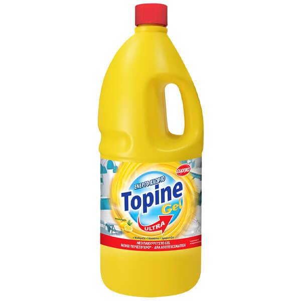 TOPINE χλωρίνη παχύρρευστη με λεμόνι 2lt