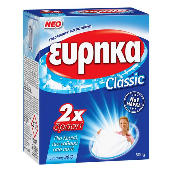 ΕΥΡΗΚΑ classic υπερλευκαντικό σε σκόνη 500gr