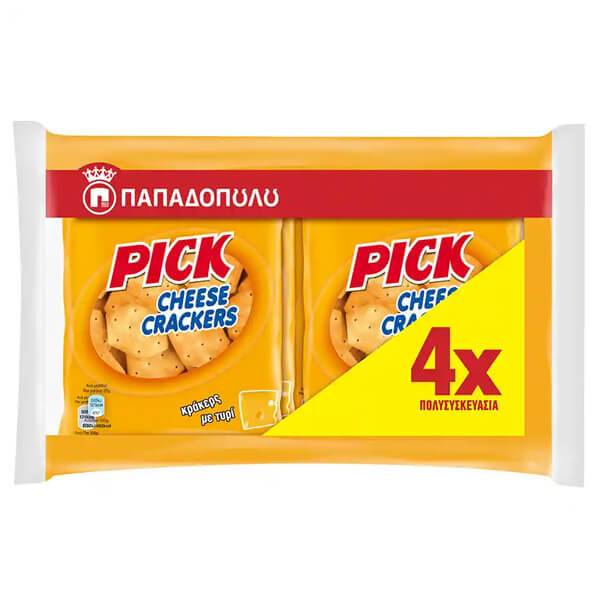 ΠΑΠΑΔΟΠΟΥΛΟΥ κρακεράκια mini pick crackers με κασέρι 4x45gr