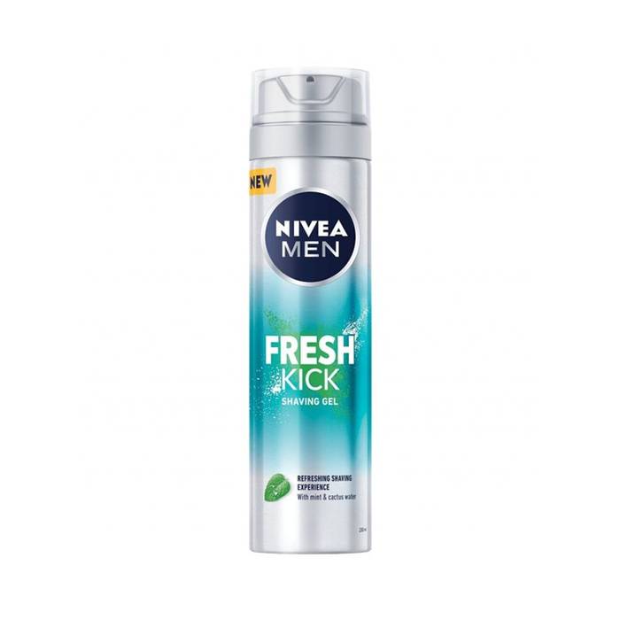 NIVEA κρέμα ξυρίσματος gel fresh kick 200ml