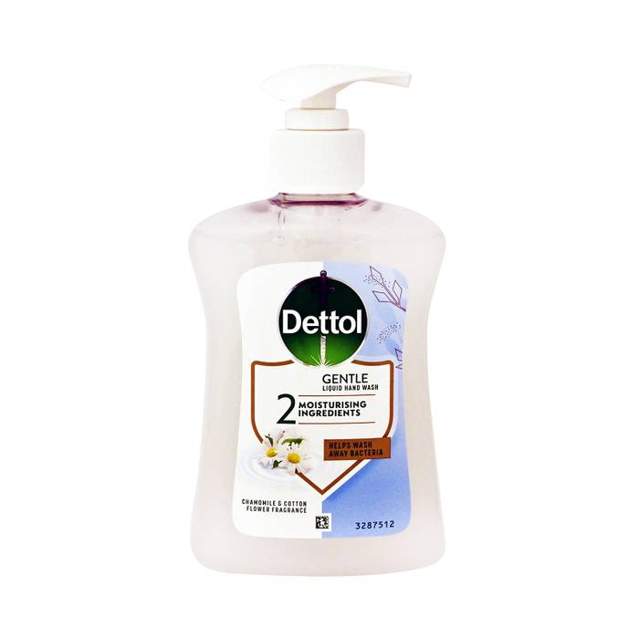 DETTOL κρεμοσάπουνο χαμομήλι και βαμβάκι με αντλία 250ml
