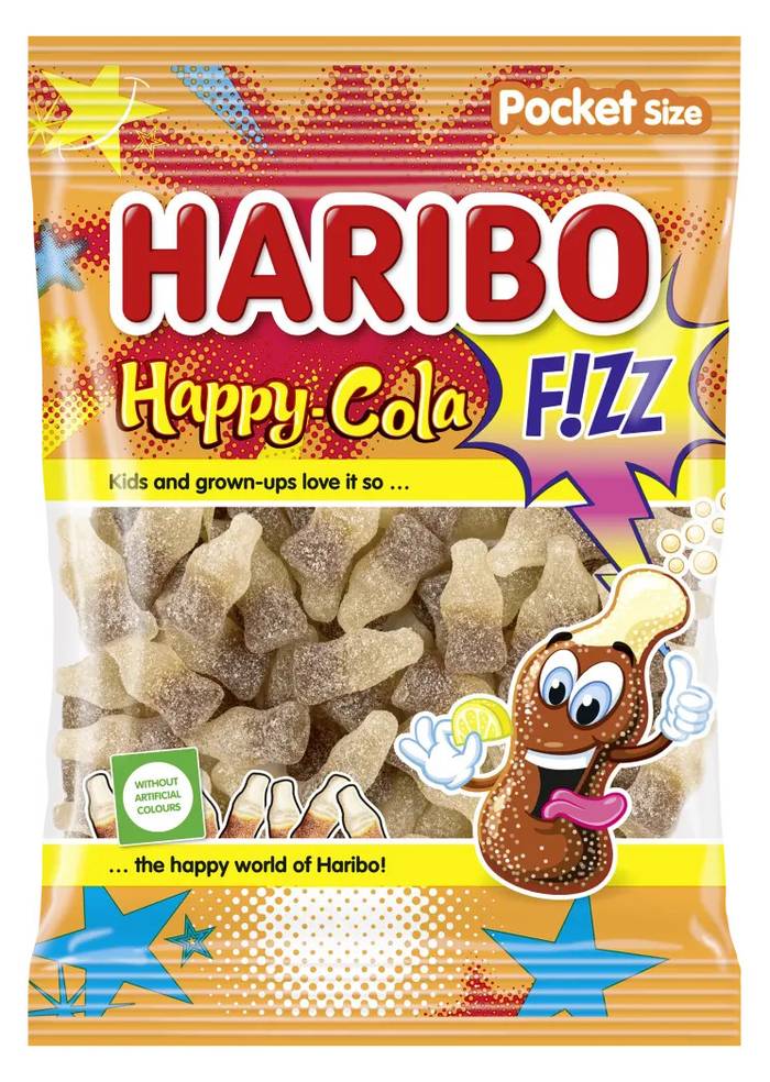 HARIBO ζαχαρωτά ξινές κόλες 80gr