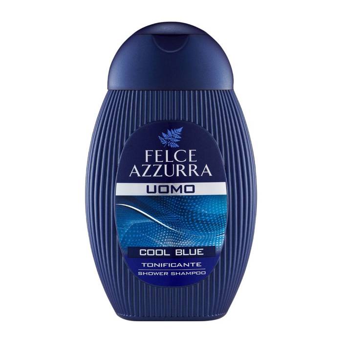 FELCE AZZURRA αφρόλουτρο και σαμπουάν αντρικό 2σε1 κουλ μπλε 250ml