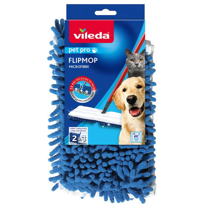 VILEDA πανί για το πάτωμα 2σε1 flipmop pet pro 1τεμ