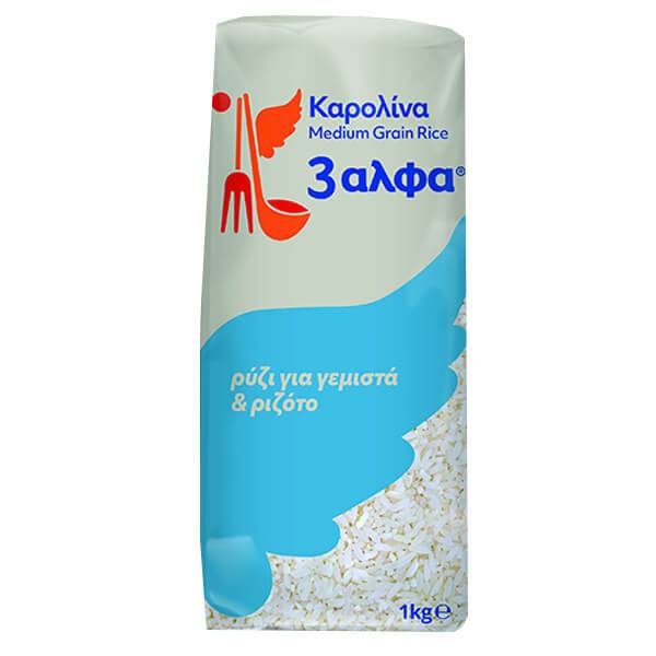 3ΑΛΦΑ ρύζι καρολίνα 1kg